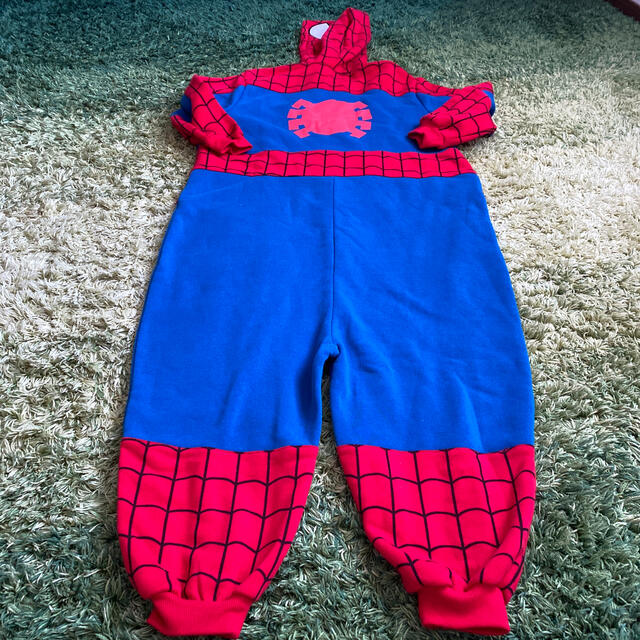 MARVEL(マーベル)のスパイダーマン　裏起毛つなぎ　150cm キッズ/ベビー/マタニティのキッズ服男の子用(90cm~)(その他)の商品写真