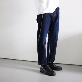 サンシー(SUNSEA)のkhoki コッキ19aw wrap denim pants ラップデニムパンツ(デニム/ジーンズ)