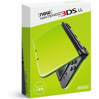 ニンテンドー3DS(ニンテンドー3DS)の【NEW】ニンテンドー　3DS LL ライム×ブラック(家庭用ゲーム機本体)