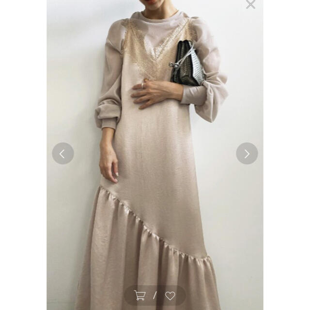 ナチュラ LAYERED CAMI FLARE DRESS | maximise.mu