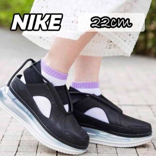 ナイキ(NIKE)のナイキ NIKEAIRMAX FF720 ブラック 黒 22cm Y-193(スニーカー)