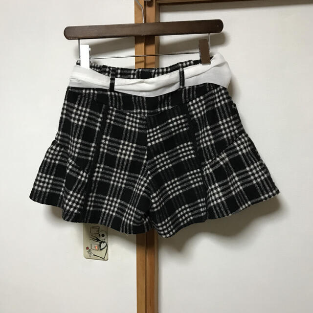 オッズクローチェ チェックキュロット 美品