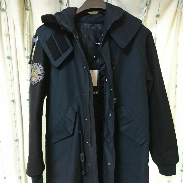Hurley - タグ付きhurley中綿ロングコート 試着のみ Sサイズの通販 by ... タグ付きhurley中綿ロングコート 試着のみ Sサイズ