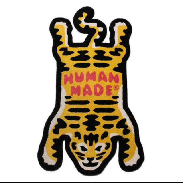 A BATHING APE(アベイシングエイプ)のHUMAN MADE TIGER RUG SMALL ラグ インテリア/住まい/日用品のラグ/カーペット/マット(ラグ)の商品写真