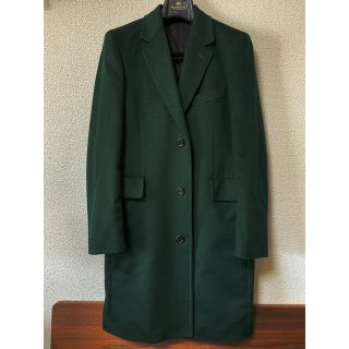 ポールスミス(Paul Smith)の【定価13万/美品】Paul Smith カシミヤ チェスターコート グリーン(チェスターコート)