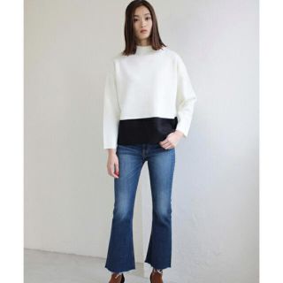 アズールバイマウジー(AZUL by moussy)のAZUL BY MOUSSY カットオフフレアデニム(デニム/ジーンズ)