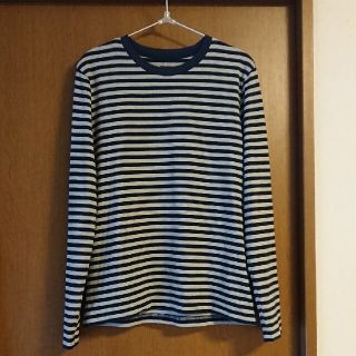 ムジルシリョウヒン(MUJI (無印良品))の無印良品 長袖ボーダーTシャツ M(Tシャツ/カットソー(七分/長袖))