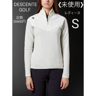 デサント(DESCENTE)の❮未使用❯  デサントゴルフ  ハ―フジップ ニットセ―タ― S 『レディース』(ウエア)