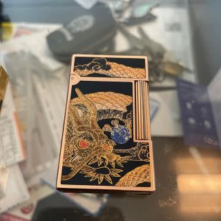 エステーデュポン(S.T. Dupont)の龍の金蒔絵！(タバコグッズ)