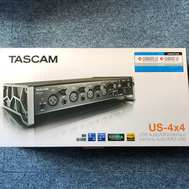 TASCAM US-4×4 オーディオインターフェース 楽器のDTM/DAW(オーディオインターフェイス)の商品写真