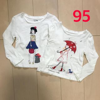 ベビーギャップ(babyGAP)のbaby gap ロンT 95 2枚セット(Tシャツ/カットソー)