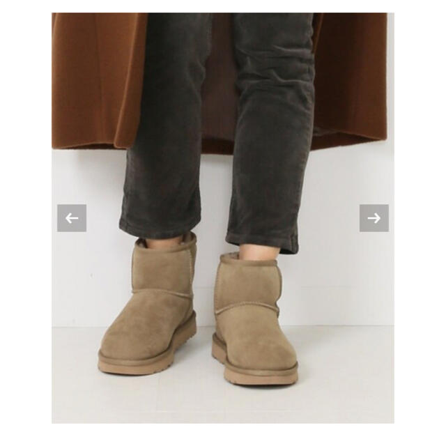 UGG CLASSIC MINI ベージュ 24 - ブーツ