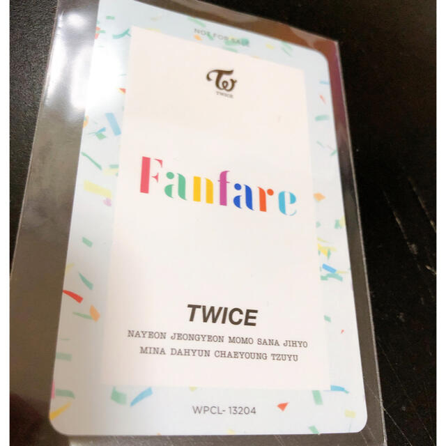 TWICE Fanfare トレカ サナ 1