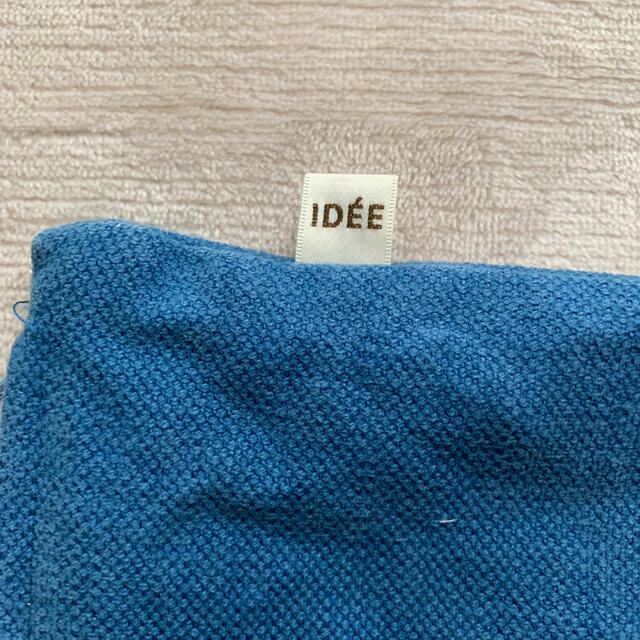 IDEE(イデー)のIDEEの　　ブルー　クッションカバー インテリア/住まい/日用品のインテリア小物(クッションカバー)の商品写真