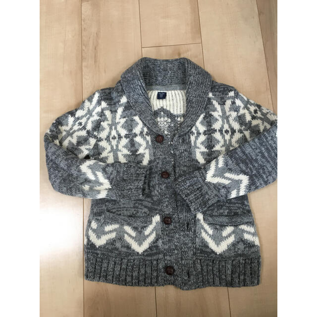 babyGAP(ベビーギャップ)のGAP♡ニットカーディガン110 キッズ/ベビー/マタニティのキッズ服男の子用(90cm~)(カーディガン)の商品写真