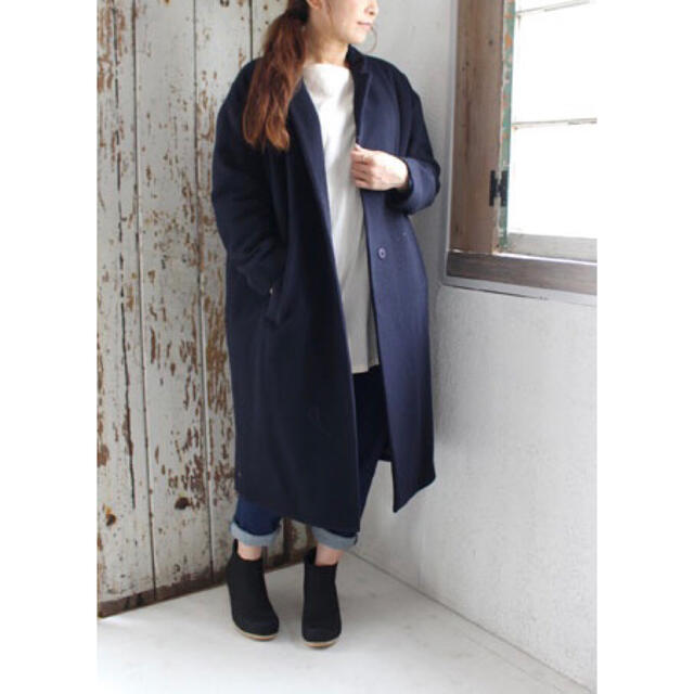 新品☆ミズイロインド スタンドカラーコート - licu.org