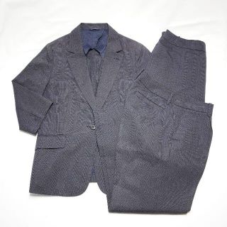 アオヤマ(青山)の洋服の青山 3点 セット スーツ パンツ スカート 13 L ネイビー 美品 ♪(スーツ)