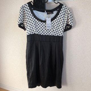 セシルマクビー(CECIL McBEE)の★新品★セシル★ドットサテンワンピース(ミニワンピース)