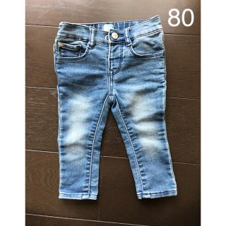 ベビーギャップ(babyGAP)のbaby GAP デニムパンツ　80(パンツ)