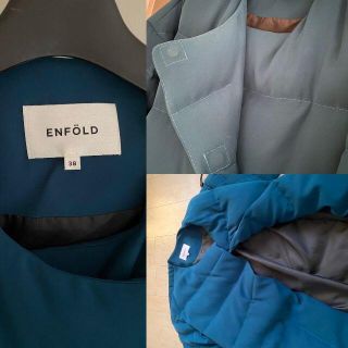 ENFOLD - ダブルサテンmidiダウン 38 ENFOLDの通販 by もんpipi's shop