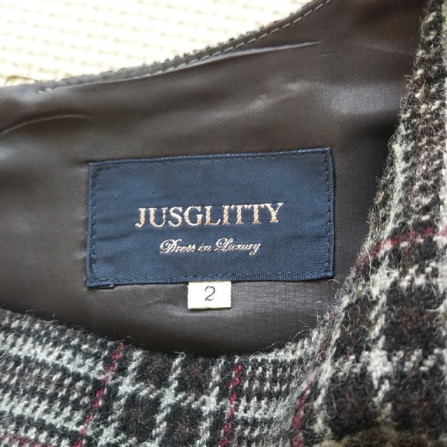 JUSGLITTY(ジャスグリッティー)のジャスグリッティーのワンピース レディースのワンピース(ひざ丈ワンピース)の商品写真