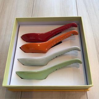 ルクルーゼ(LE CREUSET)のル・クルーゼ チャイニーズスプーン　レンゲ　レインボー(カトラリー/箸)