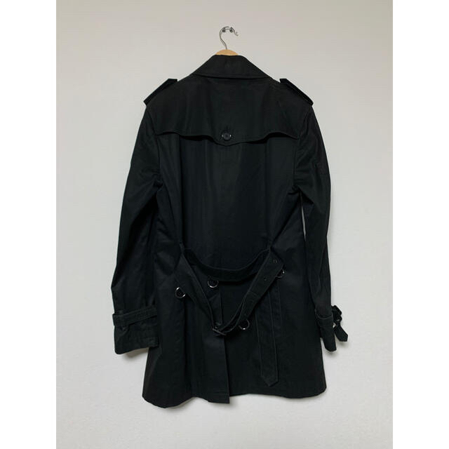 BURBERRY BLACK LABEL(バーバリーブラックレーベル)の【美品】BURBERRY BLACK LABEL トレンチコート　インナー付　黒 メンズのジャケット/アウター(トレンチコート)の商品写真