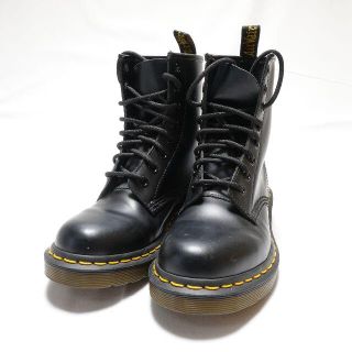 ドクターマーチン(Dr.Martens)のDr.Martens ドクターマーチン UK4 23 黒 ショート ブーツ ♪(ブーツ)