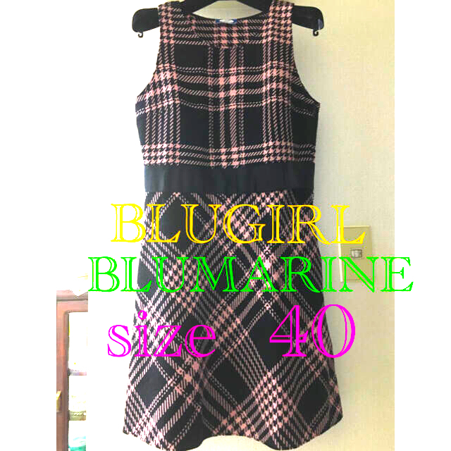 Blumarine(ブルマリン)の#ラクマ　BLUGIRL BLUMARINE jamber skirt レディースのワンピース(ひざ丈ワンピース)の商品写真