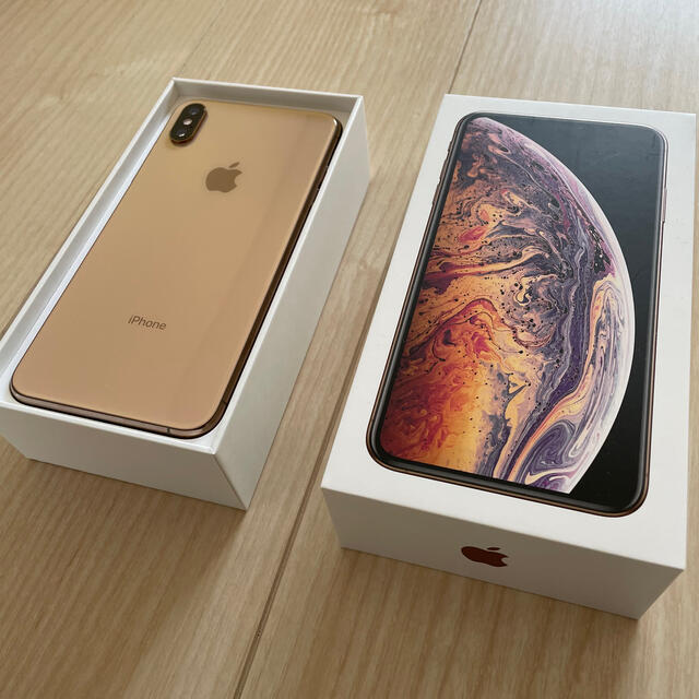 iPhone Xs Max Gold 64 GB simフリー