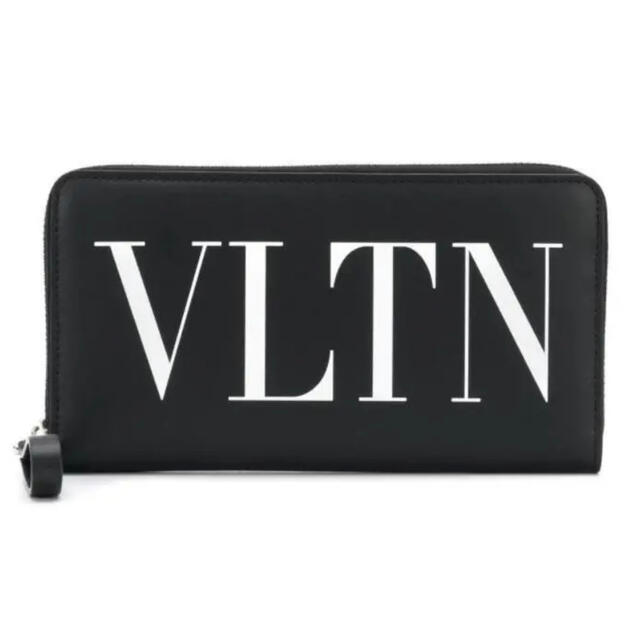 新品未使用！送料込み★VALENTINO★VLTN ロゴ ラウンドジップ 長財布