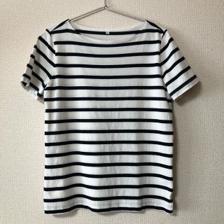 ムジルシリョウヒン(MUJI (無印良品))の無印良品　ボーダー 半袖Tシャツ(Tシャツ(半袖/袖なし))