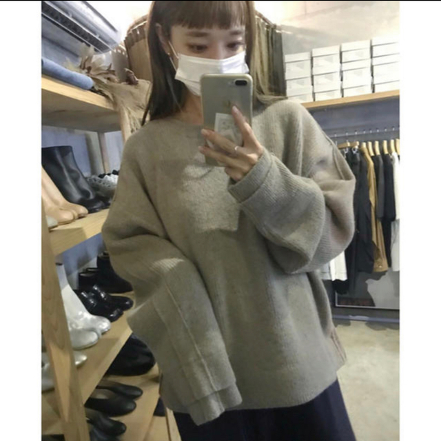 SUNSEA(サンシー)のyoke ALPACA WOOL DOUBLE SLEEVES RIB KNIT メンズのトップス(ニット/セーター)の商品写真