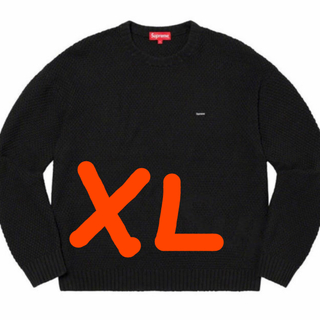 シュプリーム(Supreme)の【希少XL】supreme Textured Small Box Sweater(ニット/セーター)