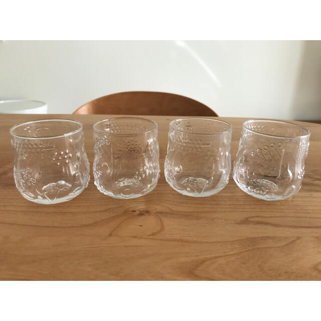 iittala(イッタラ)の☆未使用品☆ Frutta イッタラ フルッタ タンブラー クリア 4個セット インテリア/住まい/日用品のキッチン/食器(グラス/カップ)の商品写真