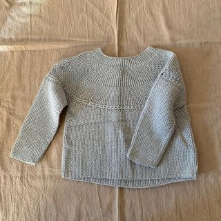 ザラキッズ(ZARA KIDS)の⋈ zara baby 12-18months ブルーニット ⋈(ニット/セーター)