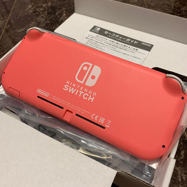 Nintendo Switch Lite コーラル 本体 超美品 レッド②