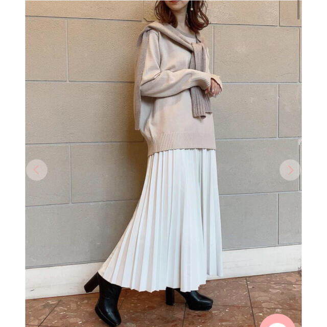 【新品】COCODEAL エコレザープリーツスカート 1