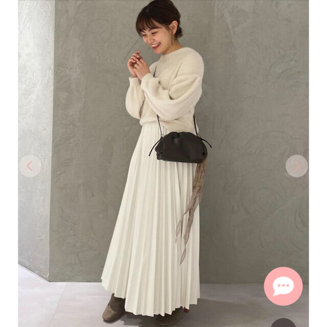 【新品】COCODEAL エコレザープリーツスカート 2
