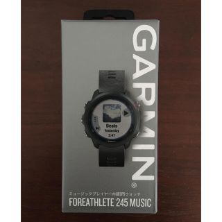 ガーミン(GARMIN)の【新品】GARMIN ガーミン ForeAthlete 245 Music(その他)