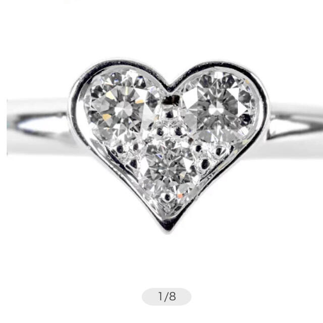Tiffany & Co.(ティファニー)のティファニー TIFFANY&Co.  ハート リング ダイヤモンド  レディースのアクセサリー(リング(指輪))の商品写真