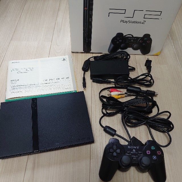 PS2 薄型 本体 ソフト17本 メモリーカード セット SCPH-70000