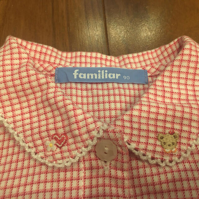 familiar(ファミリア)のらっきー様専用　ファミリア  ブラウス　90 キッズ/ベビー/マタニティのキッズ服女の子用(90cm~)(ブラウス)の商品写真