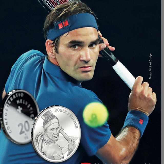 【入手困難】Silver coin Federer/フェデラー コイン 記念銀貨