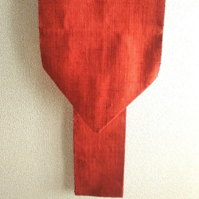 西陣(ニシジン)の西陣手織帯 赤 レディースの水着/浴衣(帯)の商品写真