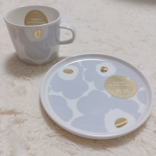 とっておきし新春福袋 マリメッコ marimekko ウニッコ unikko コーヒーカップ プレート 食器