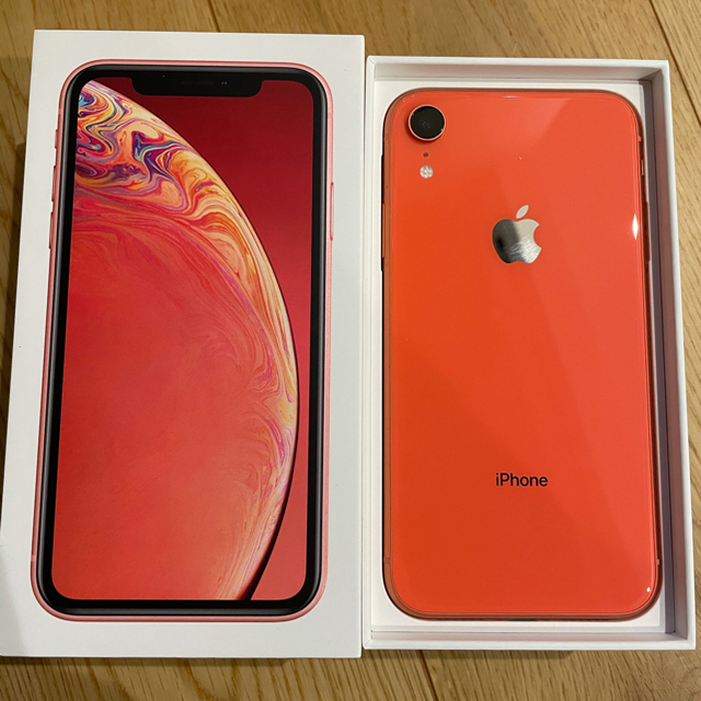 iPhoneXR 128GB コーラル　SIMフリー