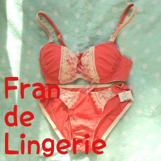 【C65】Fran de Lingerie  ブラ＆ショーツ【M】(ブラ&ショーツセット)