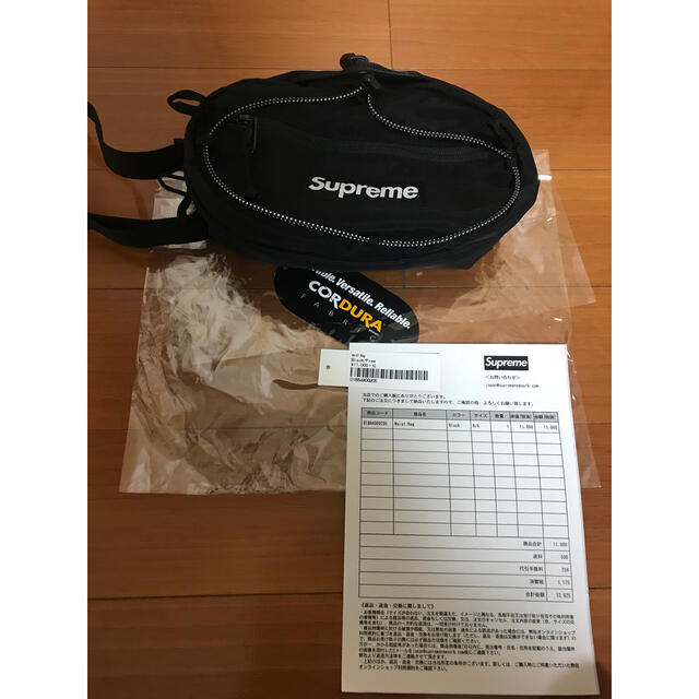 Supreme(シュプリーム)のsupreme waist bag 黒 国内正規品 20aw メンズのバッグ(ショルダーバッグ)の商品写真