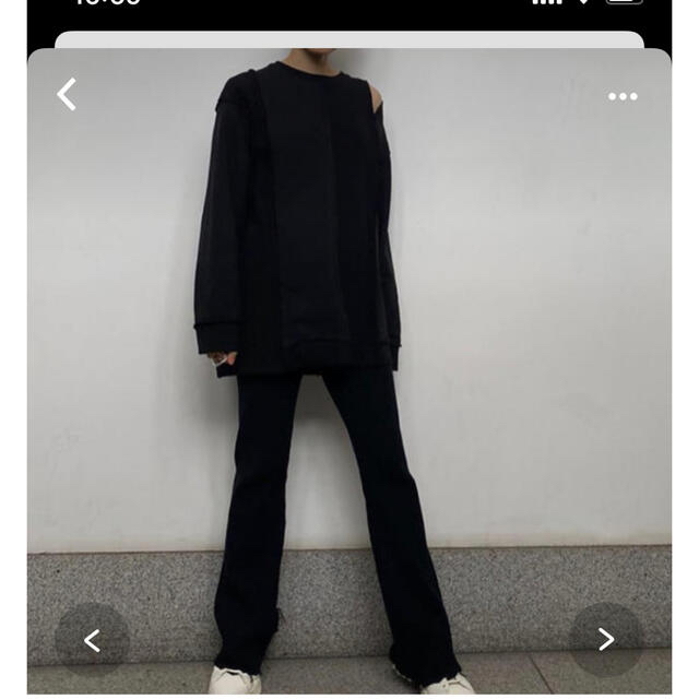 パーバーズ perverze PERVERZE リブ コットン ニット パンツ-